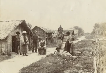 Kaiwhaiki pa, Upokongaro, ca. 1895